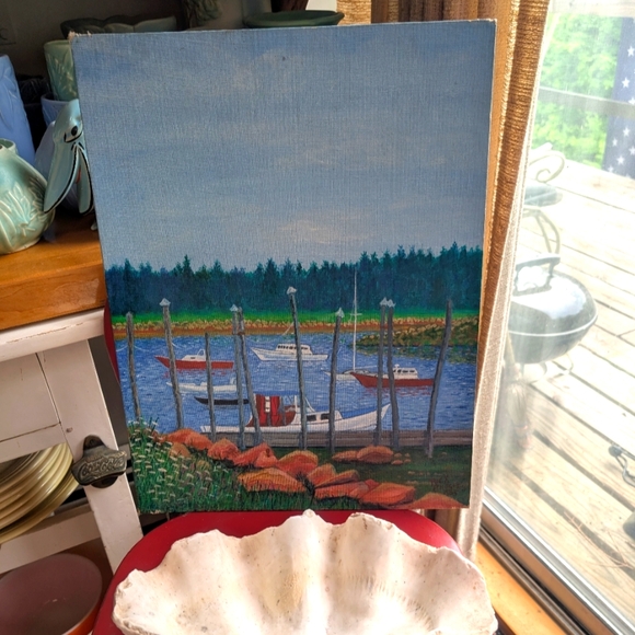 Original artwork paintings Other - 💥SOLD💥Authentic acrylic painting,coastle scene